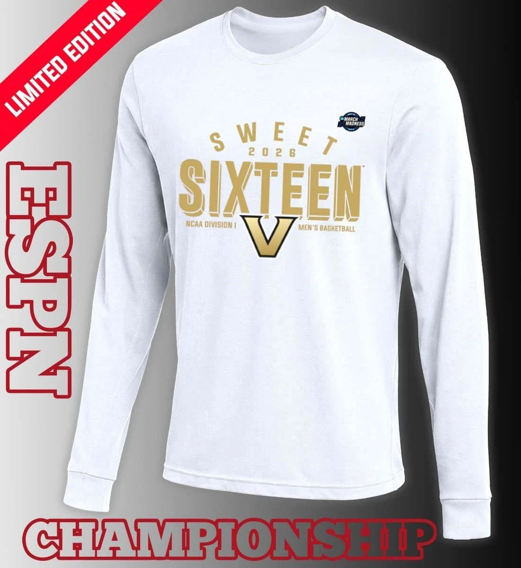 Sweet 16 Vanderbilt Commodores 2026 NCAA Men’s Basketball T-Shirt