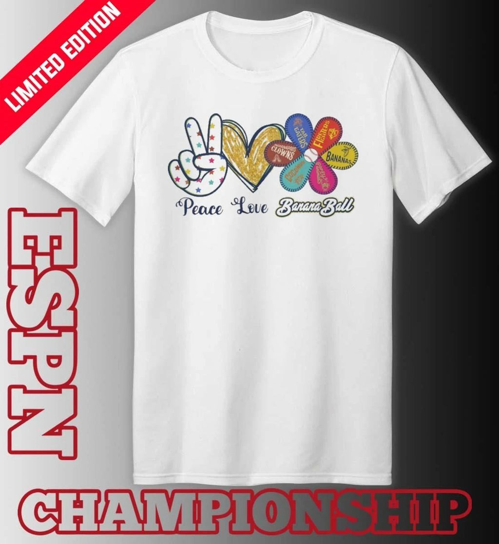 Peace Love Banana Ball 2026 Shirt