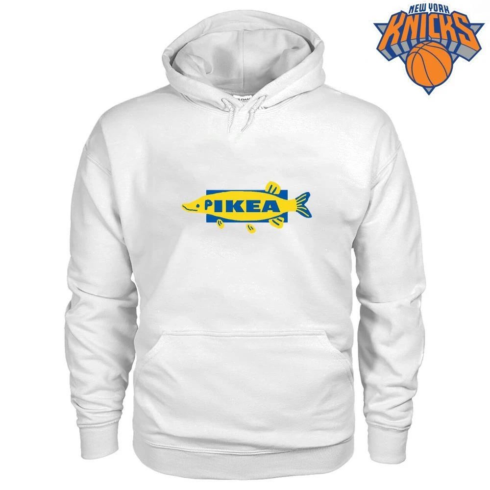 Pikea Funny Fish IKEA Parody Logo Fishing Foodie Meme Shirt