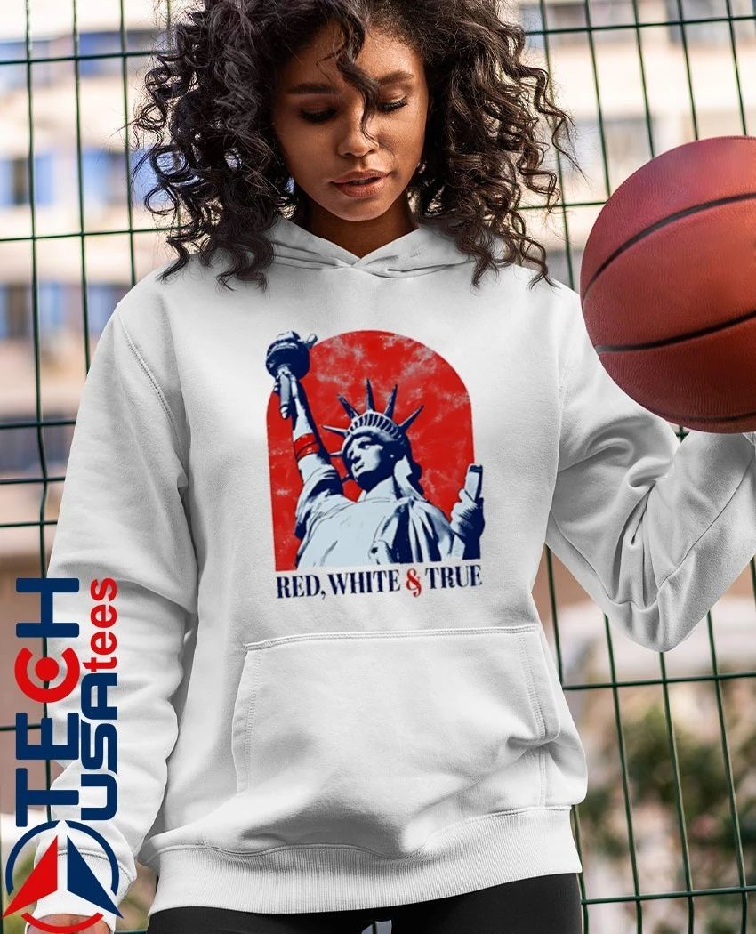 Red White and True Statue of Liberty America 250th shirt