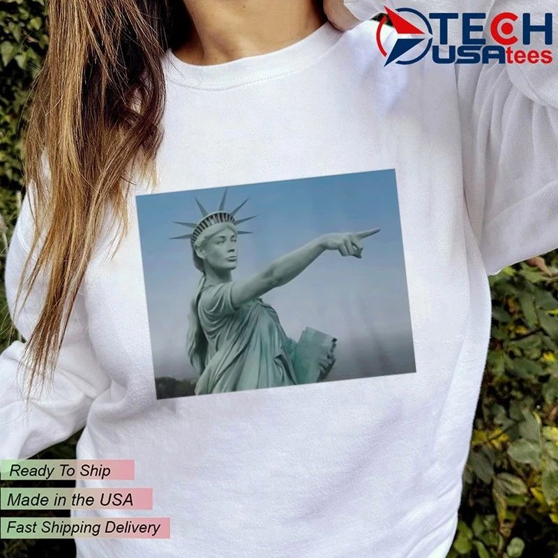 Statue of Liberty don’t you point at me Sophie Cunningham pointing shirt