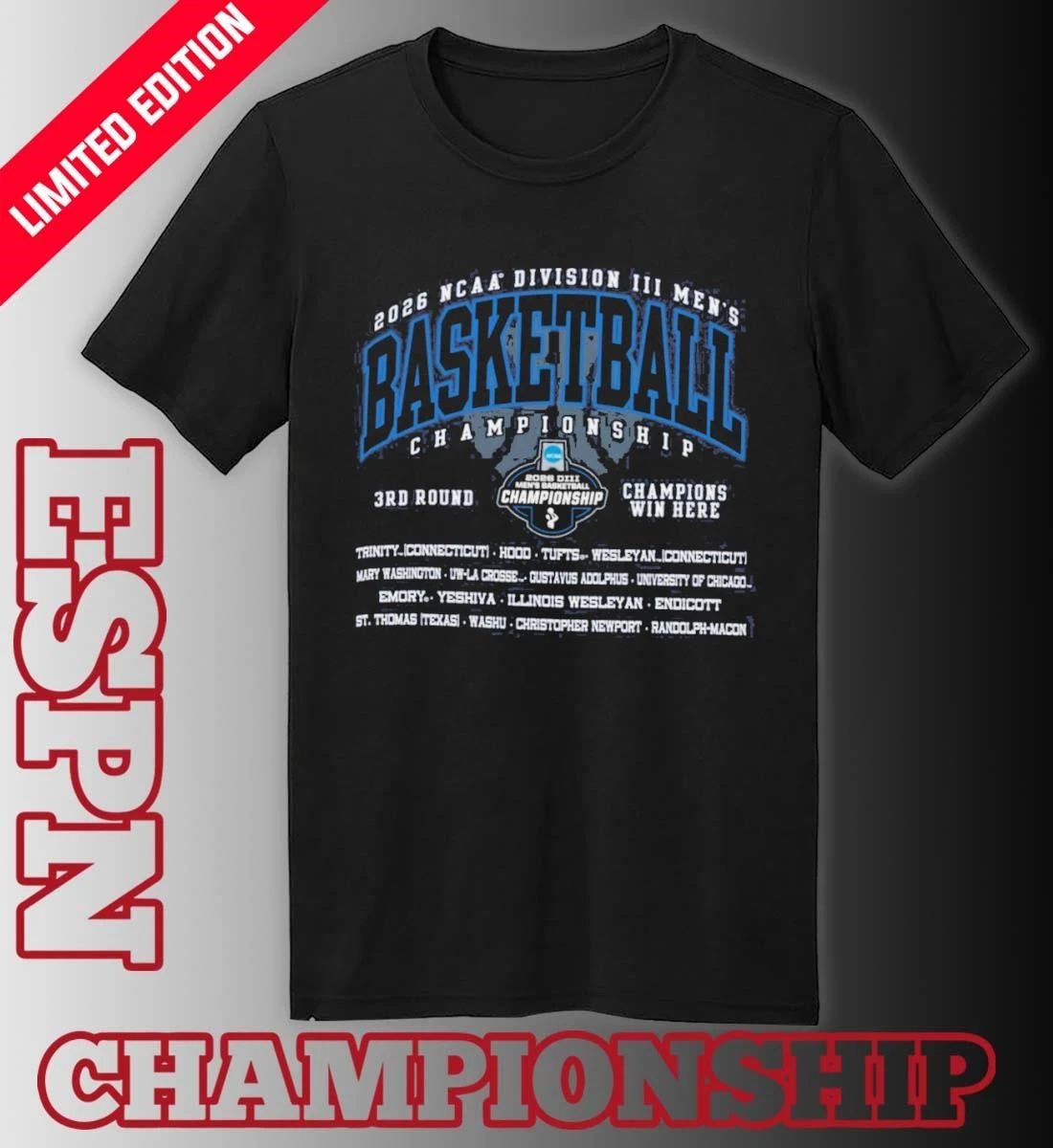 3rd Round 2026 NCAA DIII Men’s Basketball Championship T-Shirt