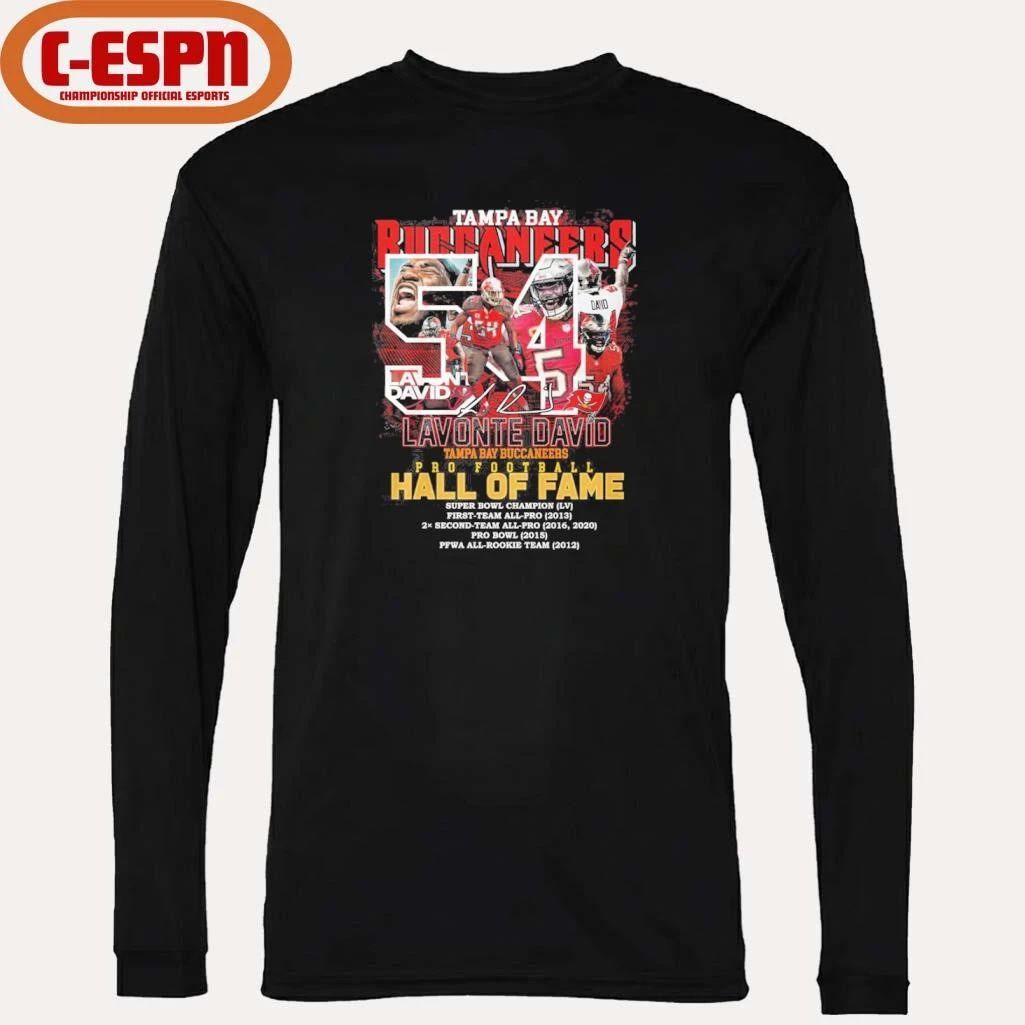 Lavonte David Tampa Bay Buccaneers Pro Football Hall Of Fame Shirt