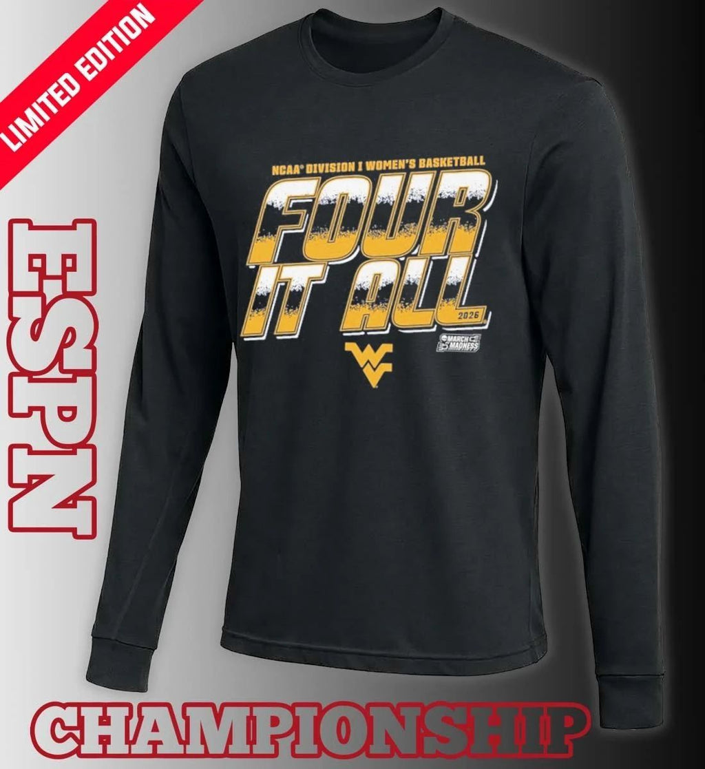 West Virginia Women’s Basketball Four It All 2026 March Madness Shirt