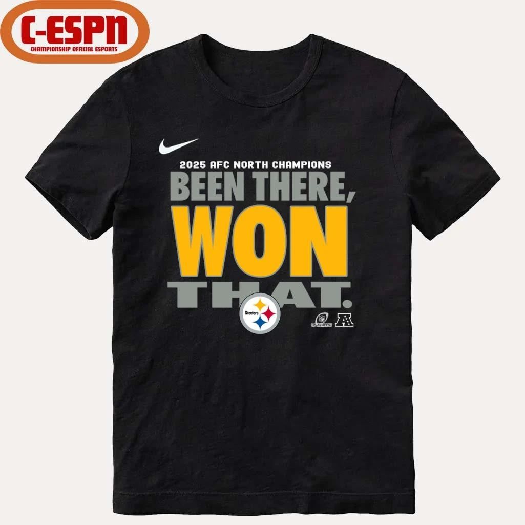 Been There, Won That Steelers AFC North Division Champions Shirt
