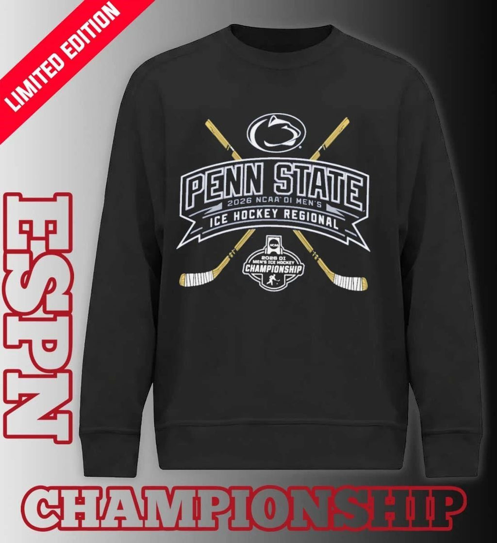 Penn State Nittany Lions 2026 NCAA DI Men’s Ice Hockey Regionals T-Shirt