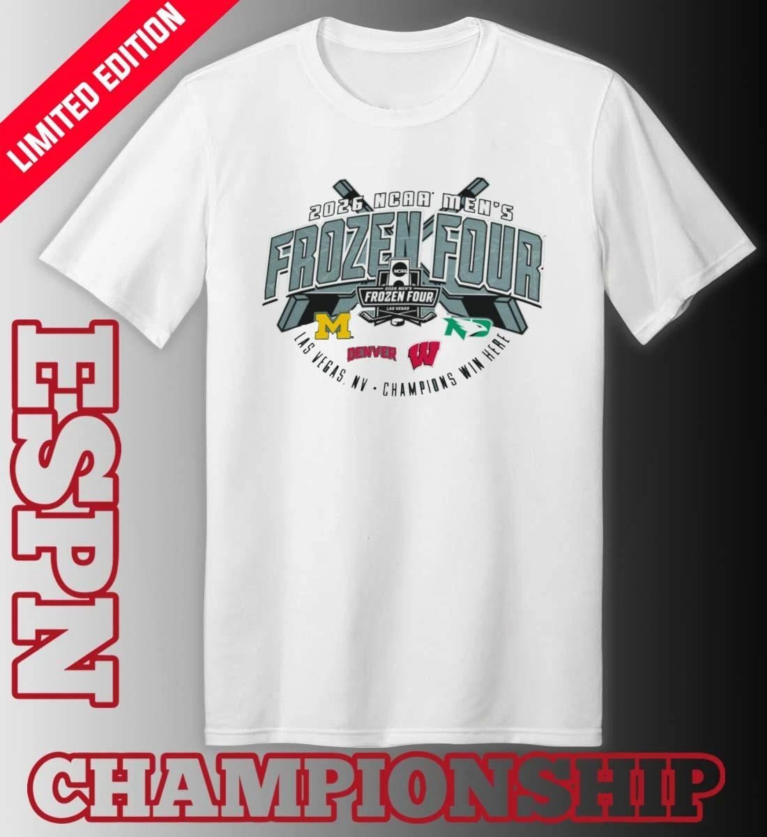 Champions Win Here 2026 NCAA Men’s Frozen Four Shirt