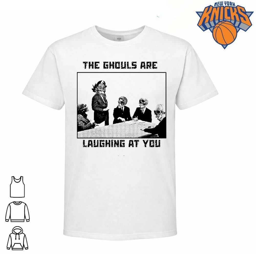 The Ghouls Are Laughing At You Skeleton Corporate Meeting Grunge Edgy Graphic Shirt