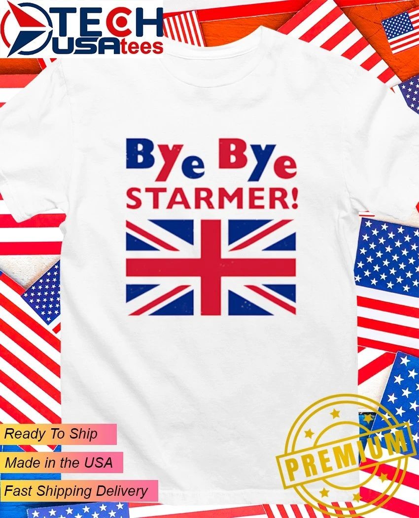 Bye Bye Starmer UK flag shirt