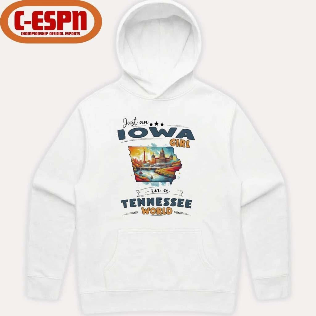 Just An Iowa Girl In A Tennessee World Retro Shirt
