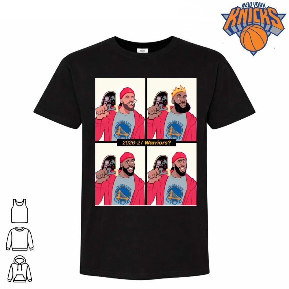 Funny Steph Curry Klay Thompson Kevin Durant Draymond Green Skateboard Warriors Parody Meme Shirt
