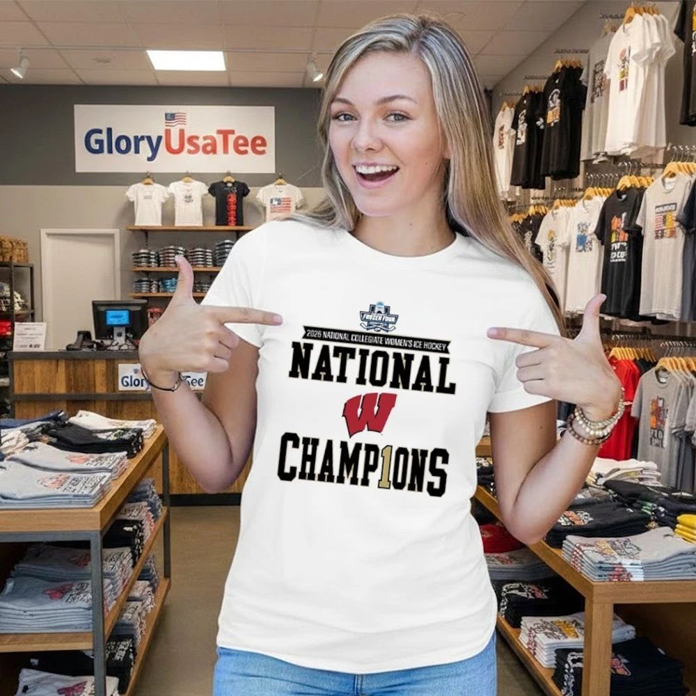 Wisconsin Women’s Hockey 2026 National Champions Shirt