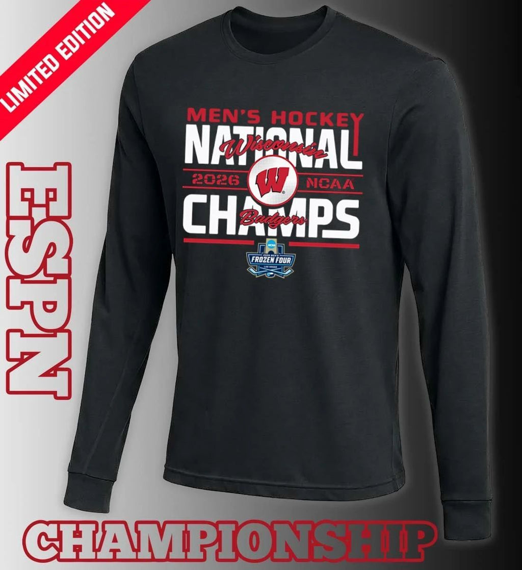 Men’s Hockey National Champions 2026 NCAA Wisconsin Badgers Shirt