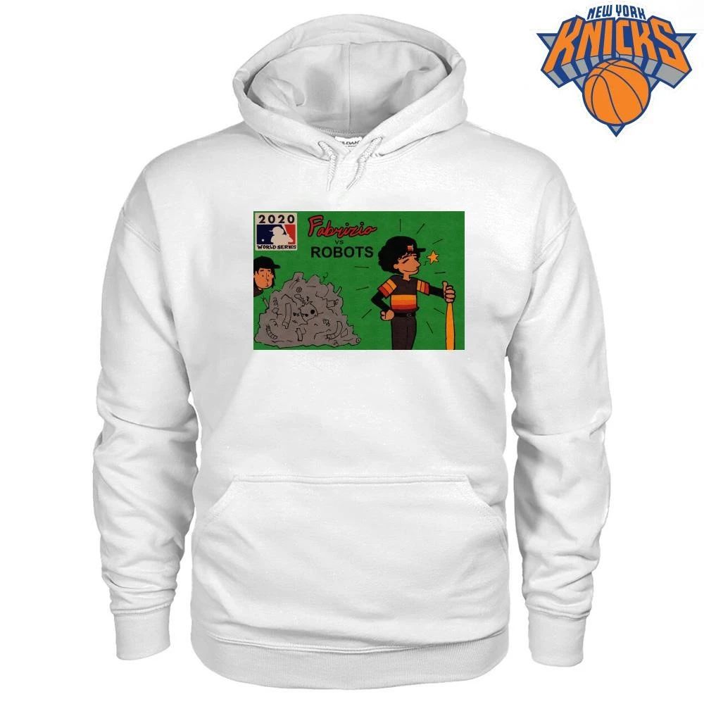Fabrizio Vs Robots 2020 World Series Baseball Cartoon Shirt