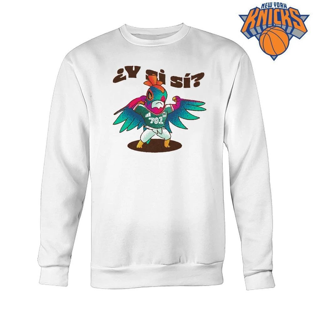 Y Si Si Mexico Football Bird Mascot 701 Gym Meme shirt