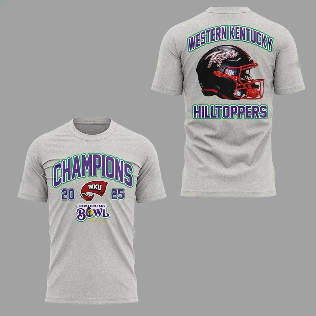 Original Western Kentucky Hilltoppers 2025 New Orleans Bowl Champions Logo Shirt