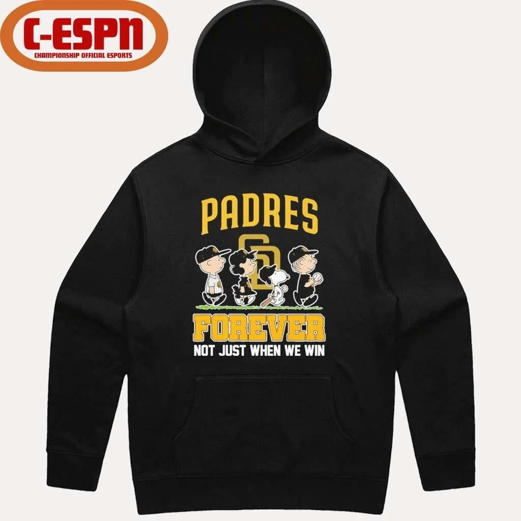 The Peanuts Characters Forever X San Diego Padres Shirt