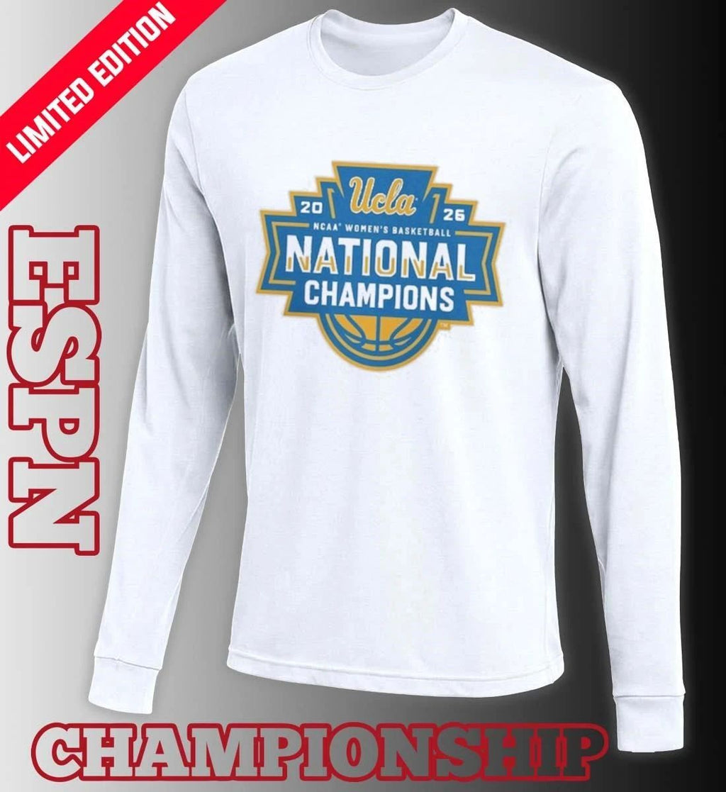 UCLA Bruins NCAA DI Women’s Basketball National Champions Official Logo T-Shirt