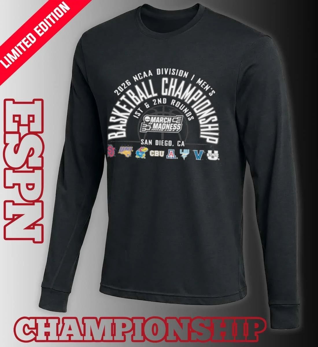 San Diego Regional 2026 NCAA DI Men’s Basketball Championship Shirt