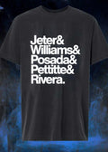 Jeter Williams Posada Pettitte Rivera New York Yankees T-Shirt