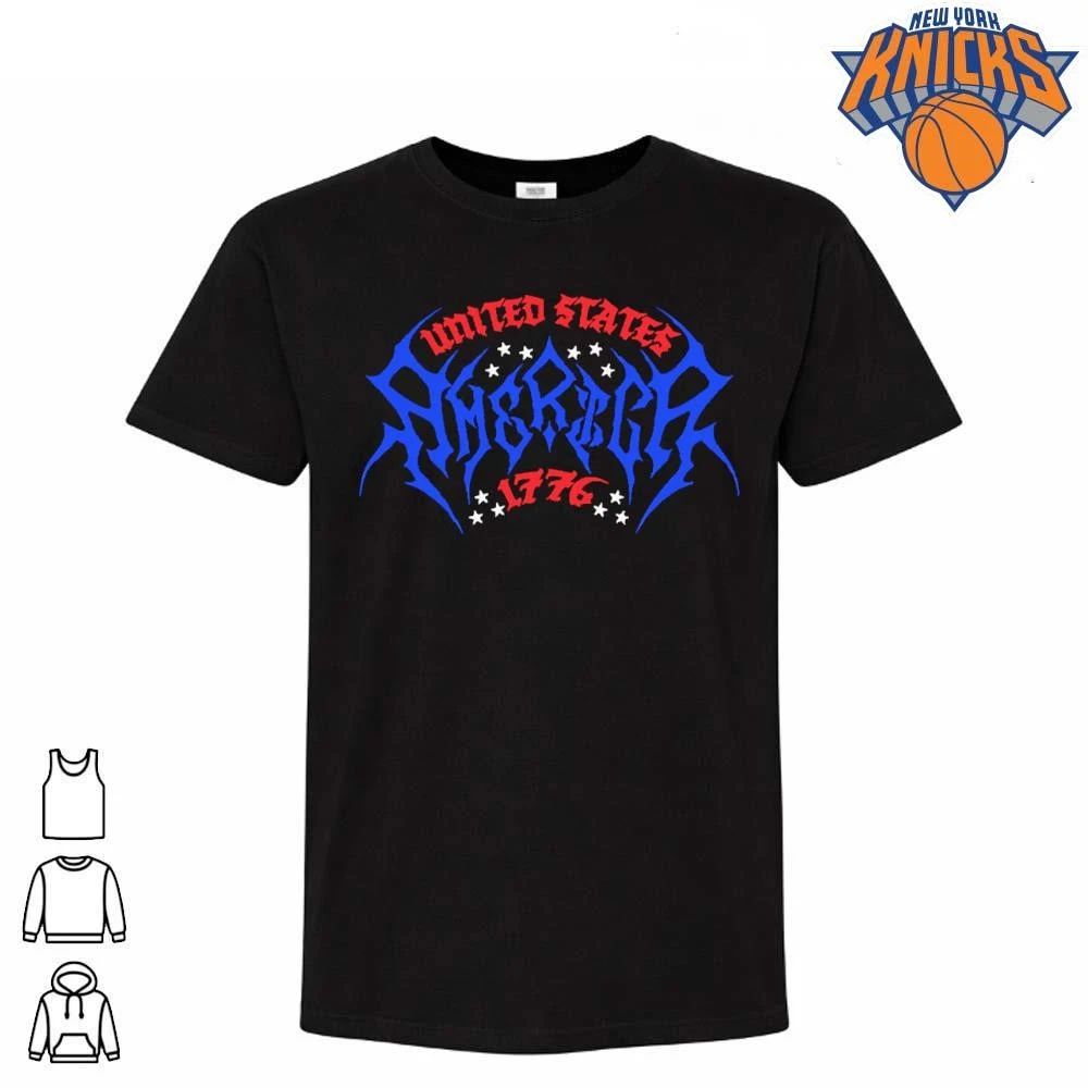 Happy 4th of July United States America 1776 Heavy Metal Death Metal Font Style shirt