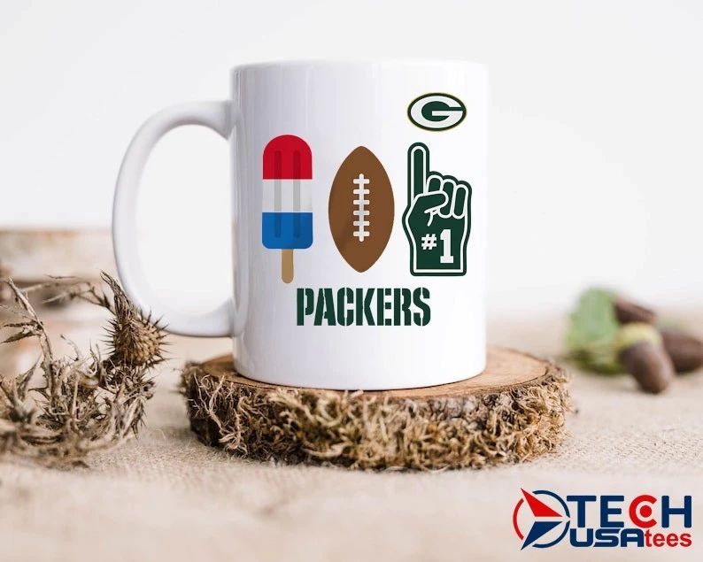 Green Bay Packers Americana Pop popsicle football and number 1 shirt