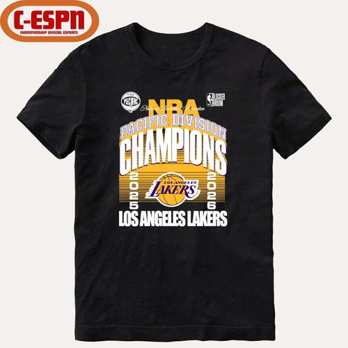 2025-26 NBA Pacific Division Champions Los Angeles Lakers T-Shirt