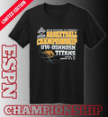 UW-Oshkosh Titans 2026 NCAA DIII Women’s Basketball Championship Shirt