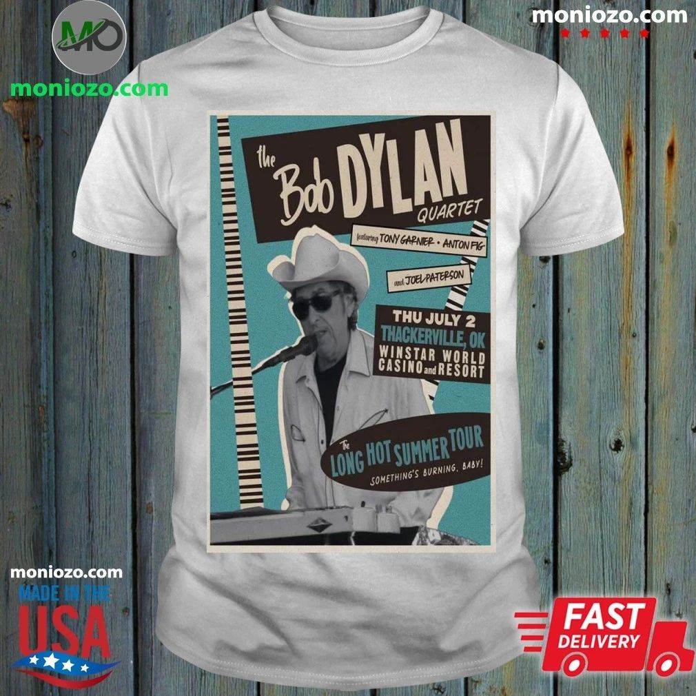 Original Bob Dylan WinStar World Casino and Resort in Thackerville, Oklahoma July 02 2026 Poster Shirt