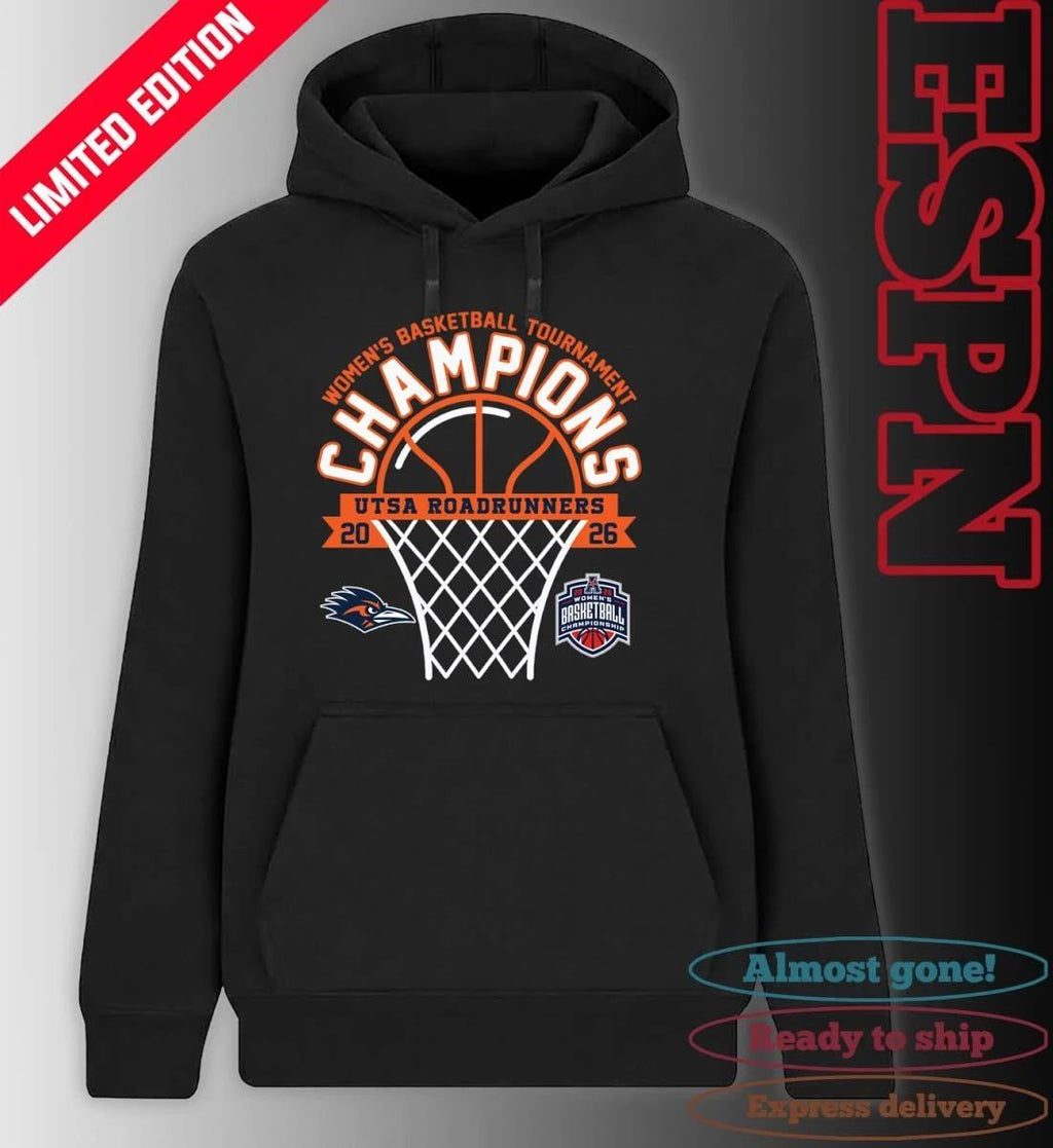 American Conference Women’s Basketball Tournament Champions 2026 UTSA Roadrunners T-Shirt
