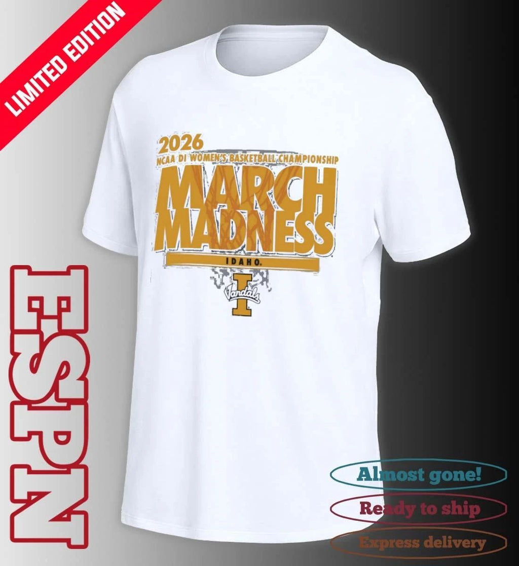 Idaho Women’s Basketball Single Team 2026 NCAA March Madness Shirt