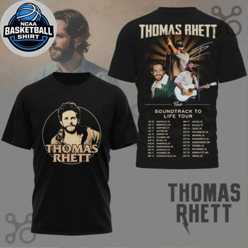 Thomas Rhett Soundtrack to Life Tour 2024 Music Concert T-Shirt