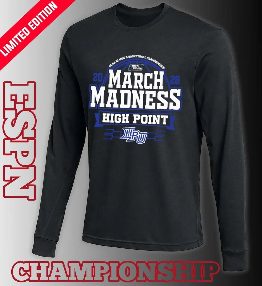 High Point Panthers Men’s Basketball March Madness Bound T-Shirt