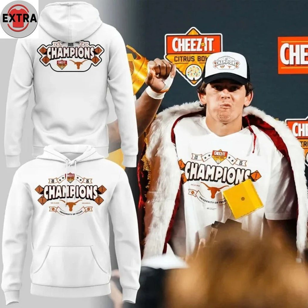 Texas Longhorns 2025 Cheez It Citrus Bowl Champions Logo Shirt