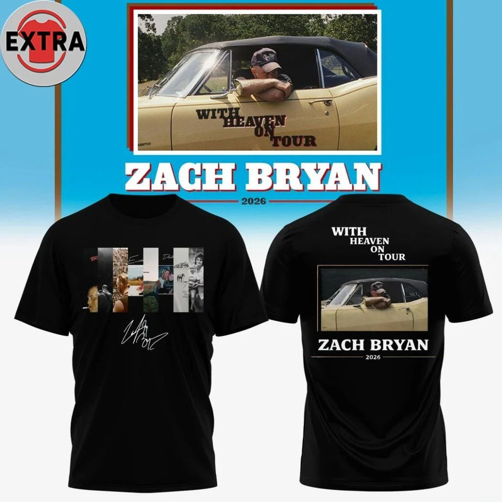 Original Zach Bryan 2026 Tour Merch Special Edition T-Shirt