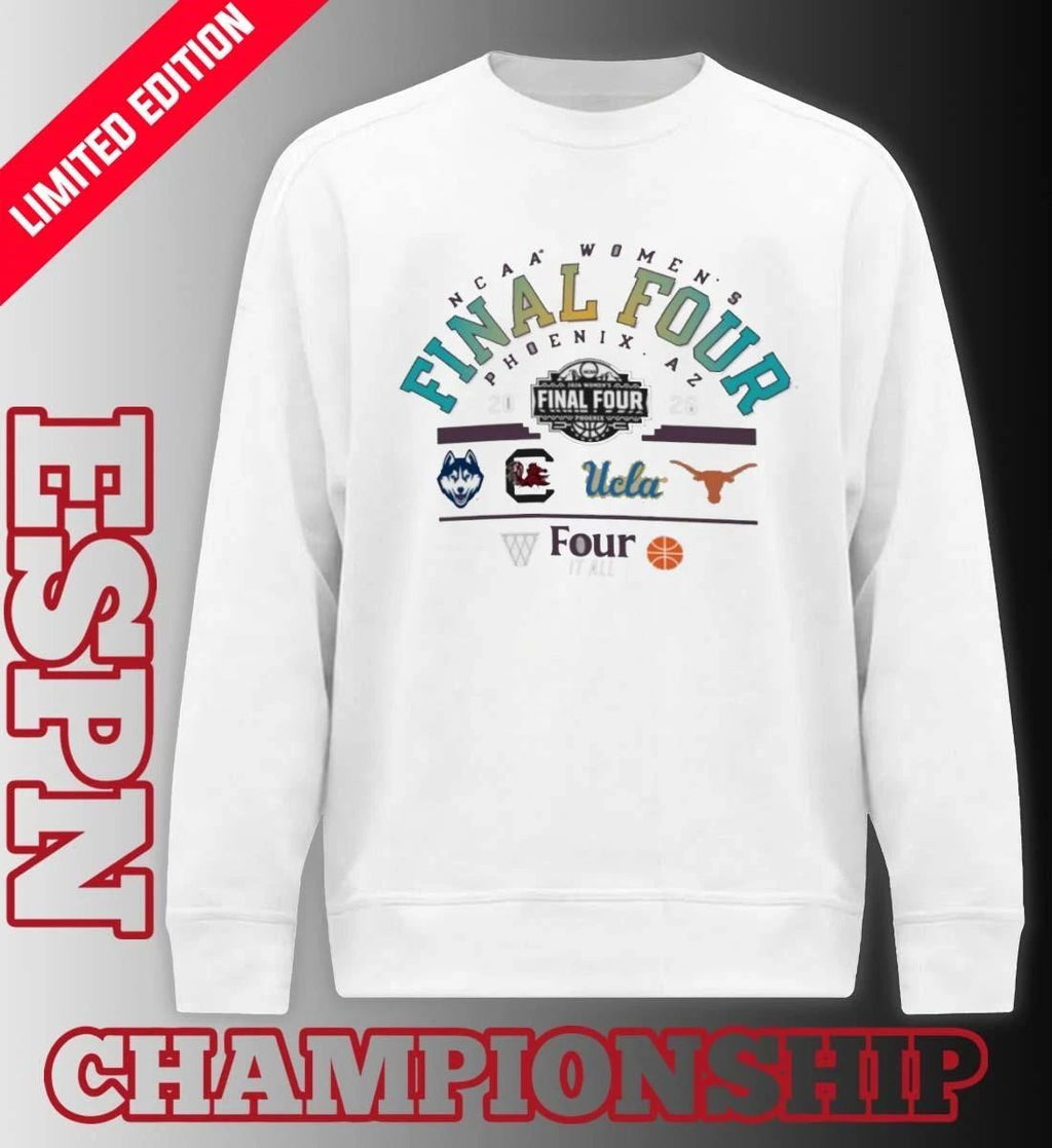 Phoenix, AZ NCAA 2026 Women’s Final Four T-Shirt