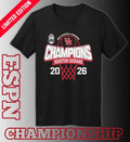 Big 12 Conference Men’s Basketball Tournament 2026 Champions Houston Cougars T-Shirt