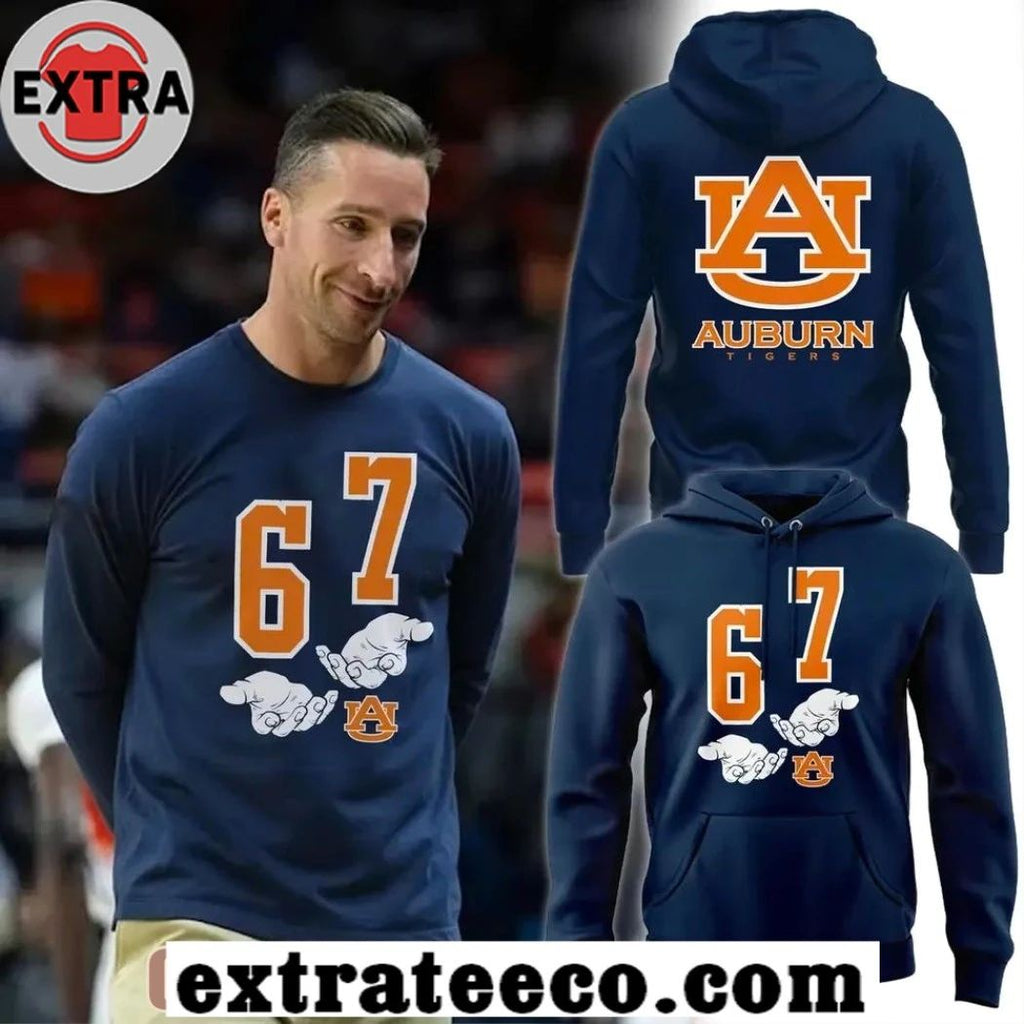 67 Auburn Basketball Logo Two Sided T-Shirt, Hoodie