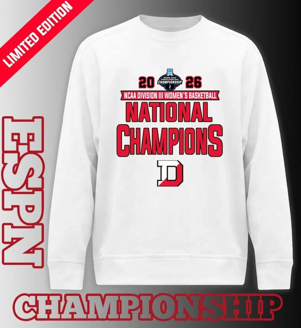 Denison Women’s Basketball 2026 NCAA DIII National Champions Locker Room T-Shirt