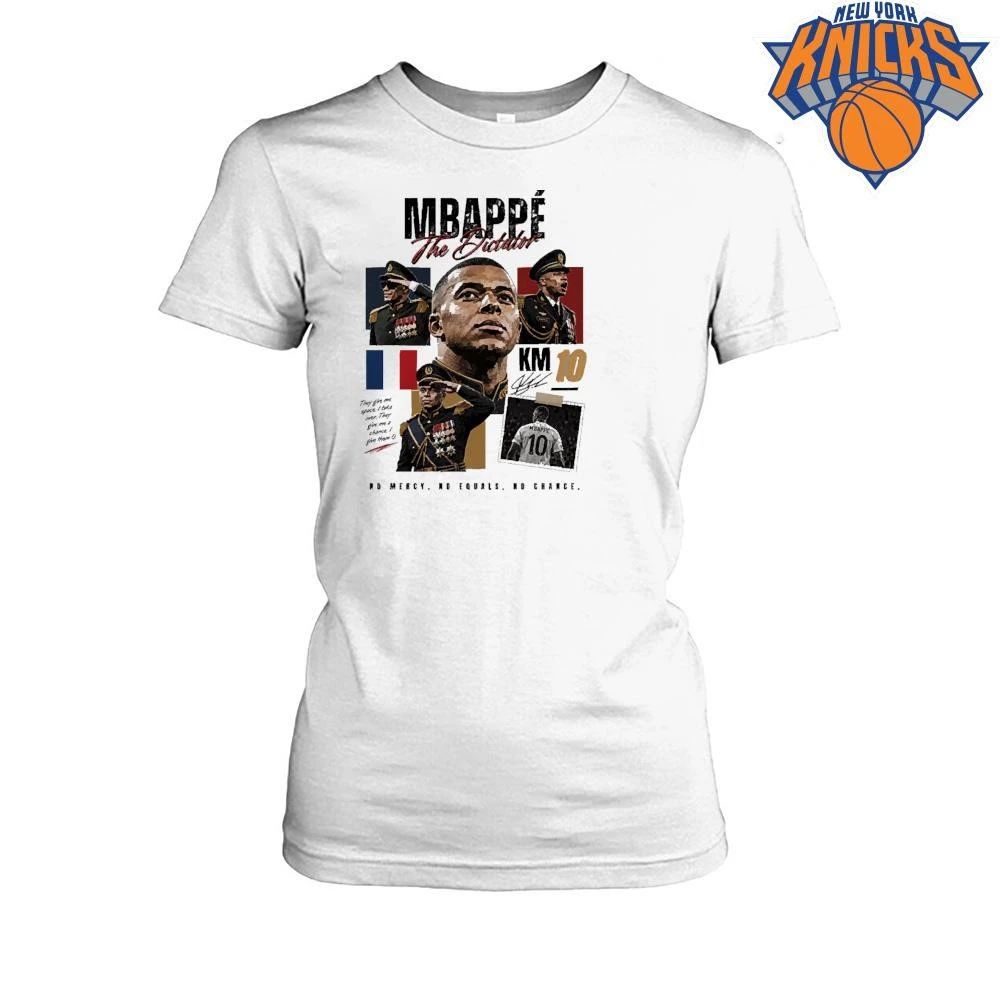 Mbappe The Dictator France Football Star Military Uniform Graphic Sports Merch Shirt
