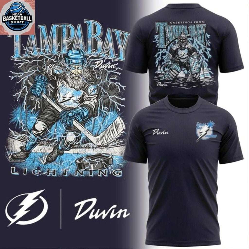 Tampa Bay Lightning x Duvin Beach Club Cabana 2026 Goalie T-Shirt