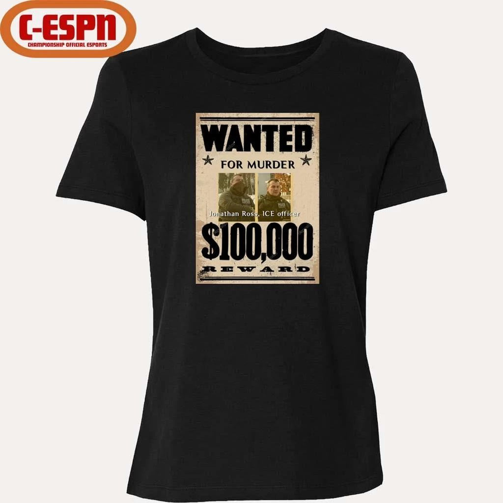 Wanted For Murder Jonathan Ross Ice Officer Shirt
