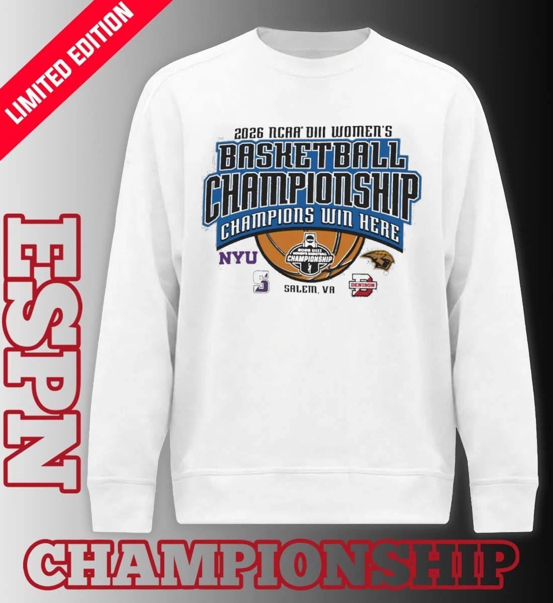 2026 NCAA DIII Women’s Basketball Championship – Final Four T-Shirt