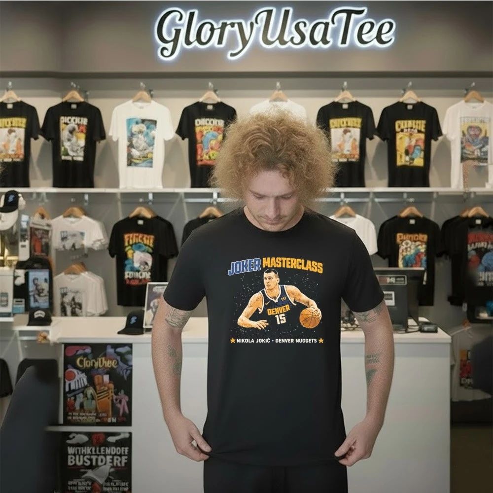Joker Masterclass Nikola Jokic Denver Nuggets 15 Graphic Shirt