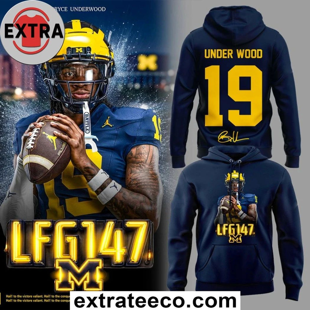 Original Michigan Wolverines Underwood 2026 Signature T-shirt
