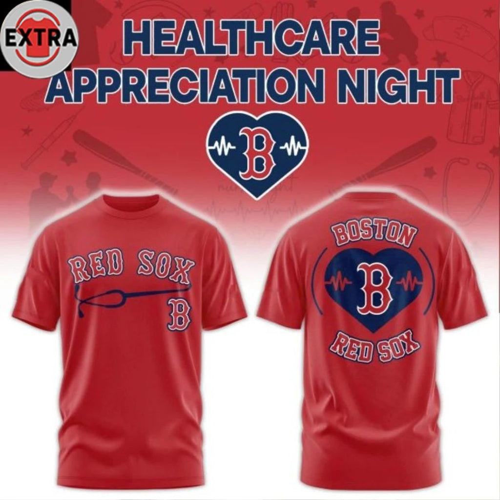 Boston Red Sox Healthcare Appreciation Night 2026 Celebrate Two Sided T-shirt
