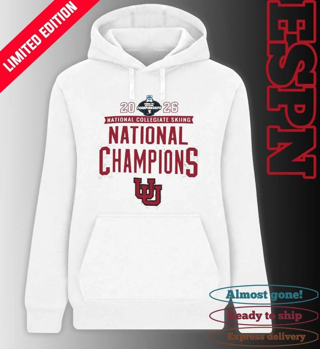 Utah Utes 2026 NCAA Skiing National Champions T-Shirt