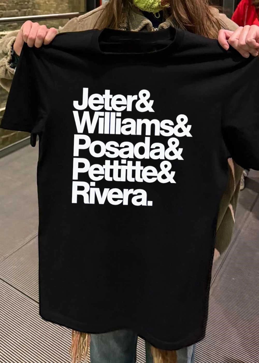 Jeter Williams Posada Pettitte Rivera New York Yankees T-Shirt