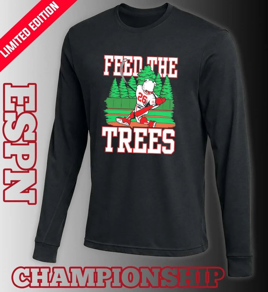 Georgia Bulldogs Feed the Trees Baseball Shirt