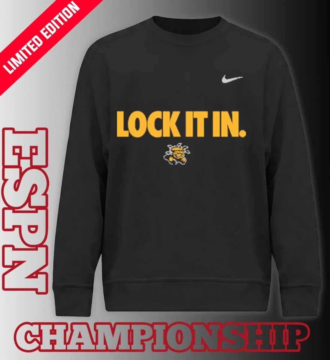 Wichita State Basketball Lock It In NCAA Bench Shirt